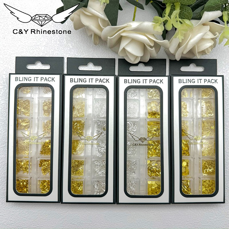 1-diy nail charm mix