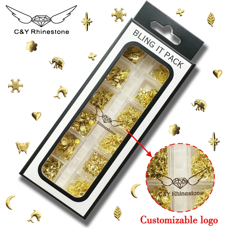 2-nail charms customized logo