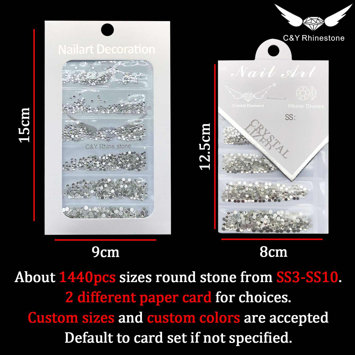 2.rhinestone for nail art