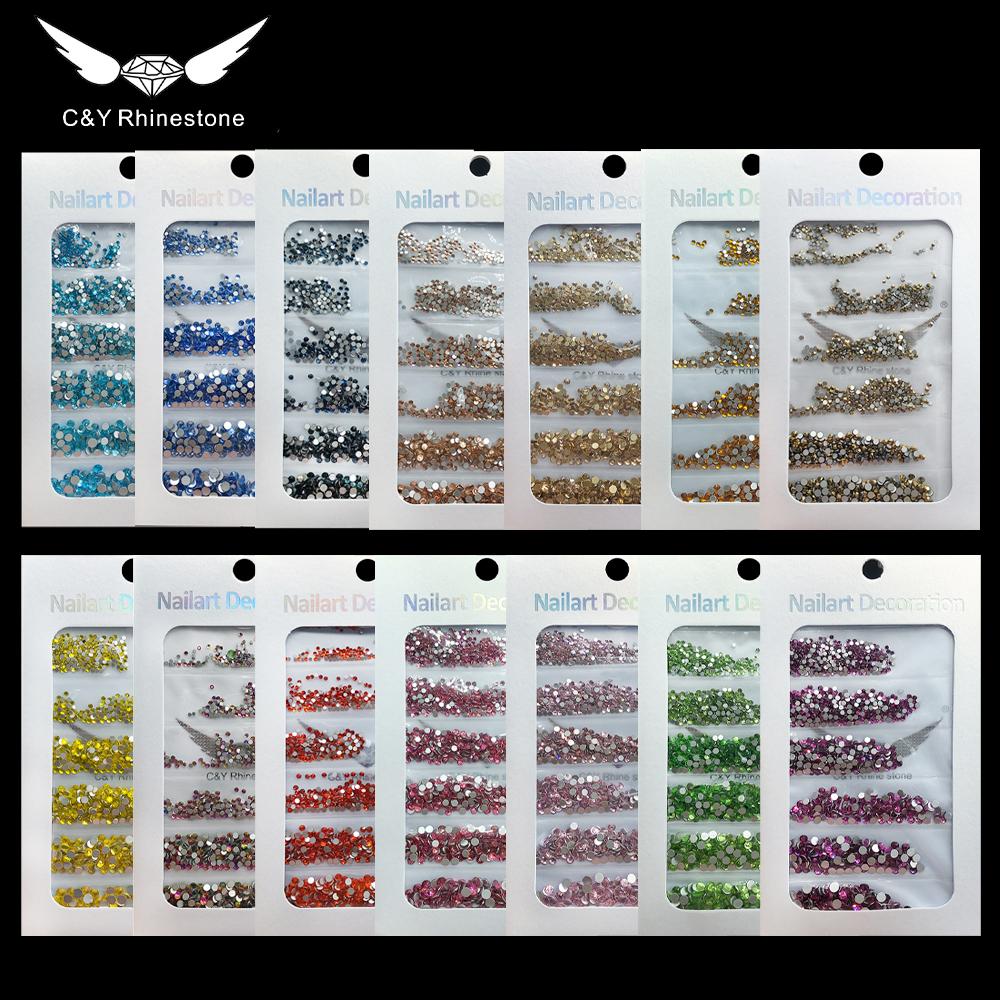 4.rhinestone flatbaack nails