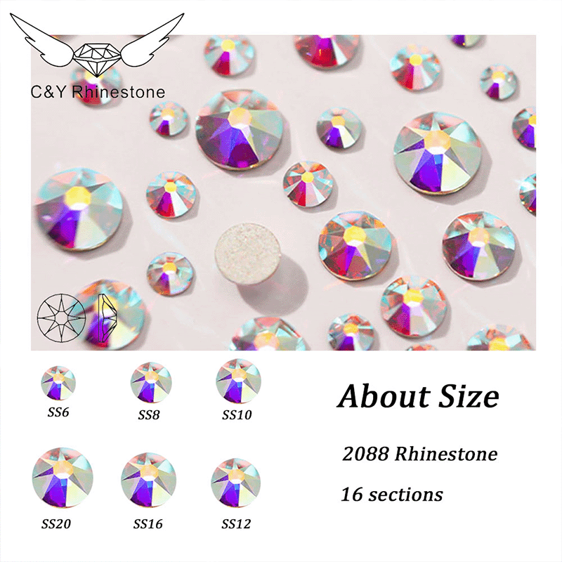 CY 2088 rhinestones Crystal AB.2