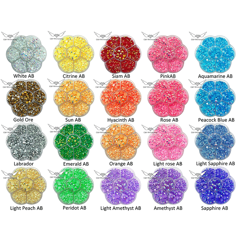 CY Flat Back Resin Rhinestones.4