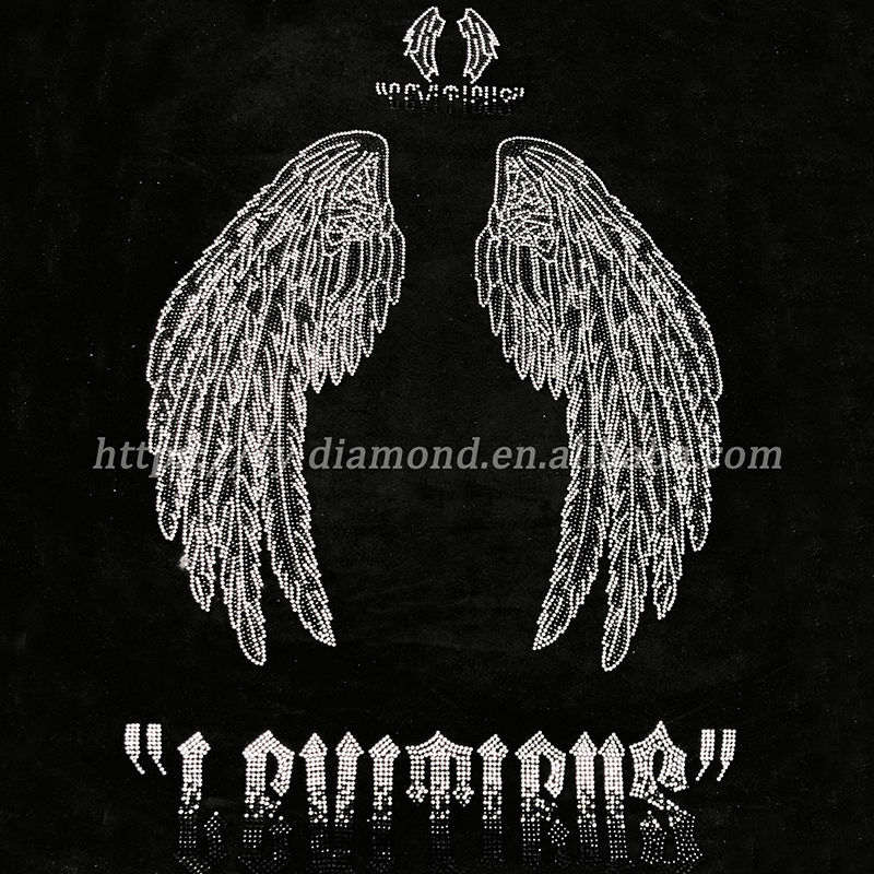 CY Iron On Transfer Rhinestones Design.1