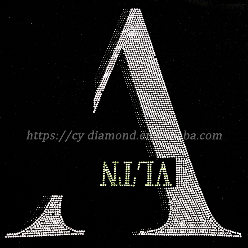 CY Iron On Transfer Rhinestones Design.2
