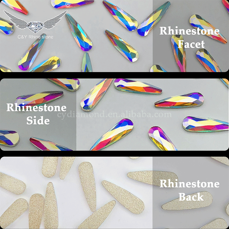CY rhinestone shapes AB