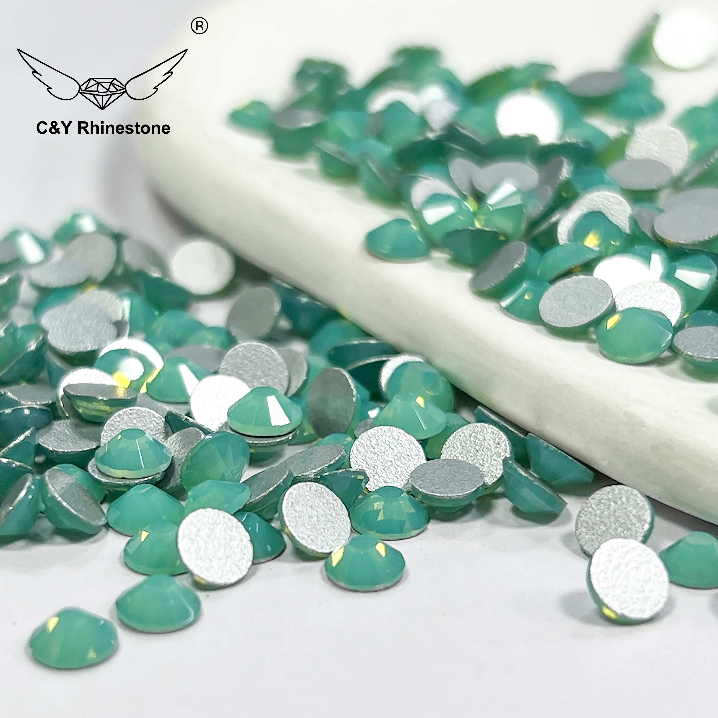 Green Opal Rhinestones