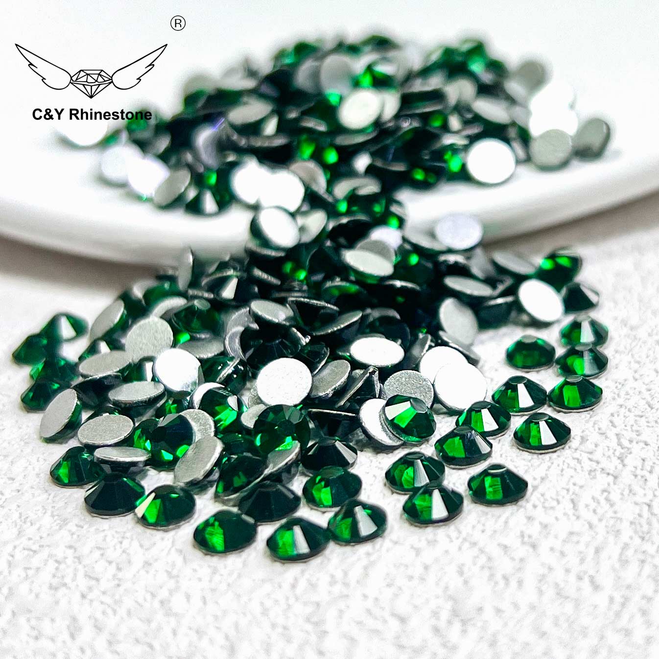Green Rhinestone
