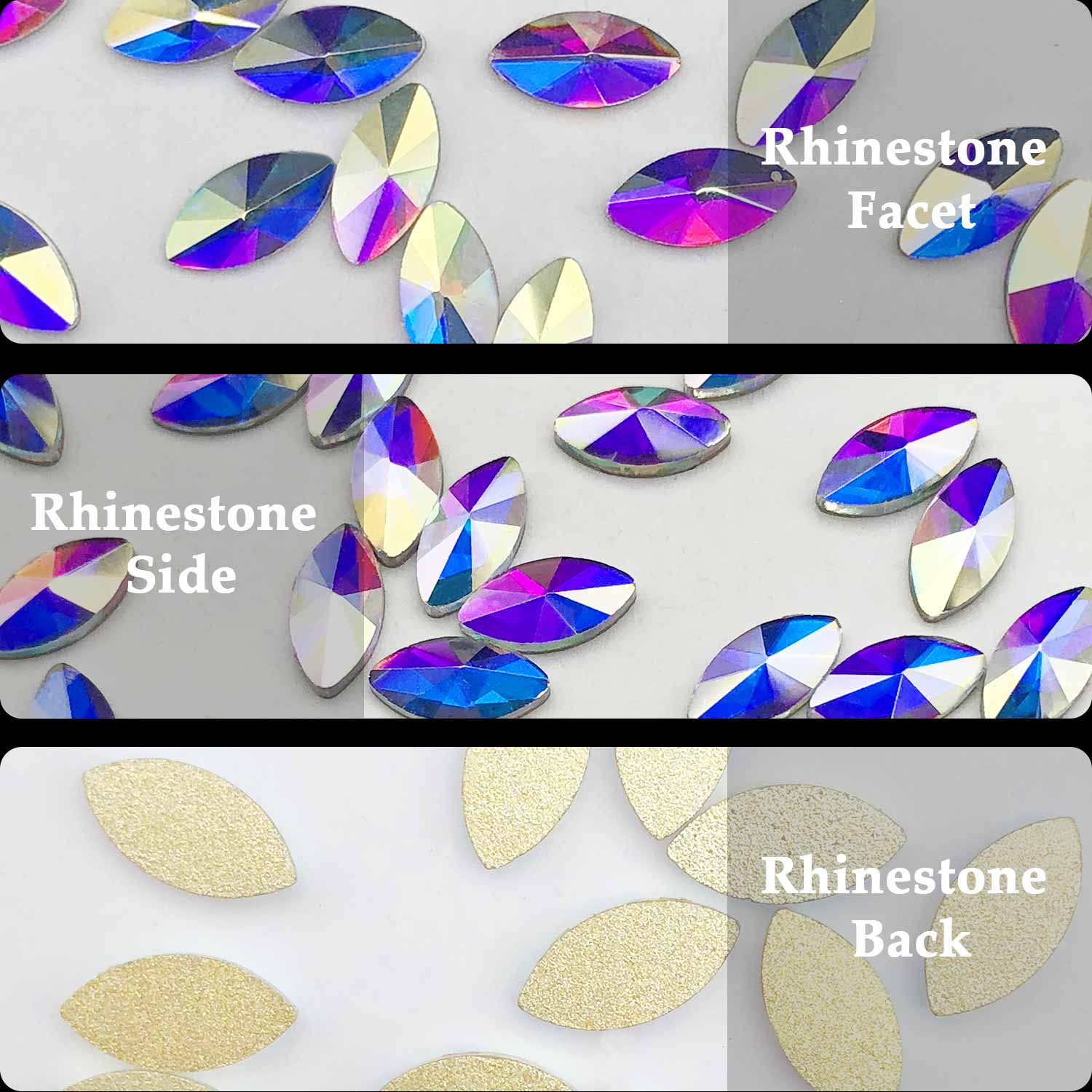 Horse Eye Rhinestones