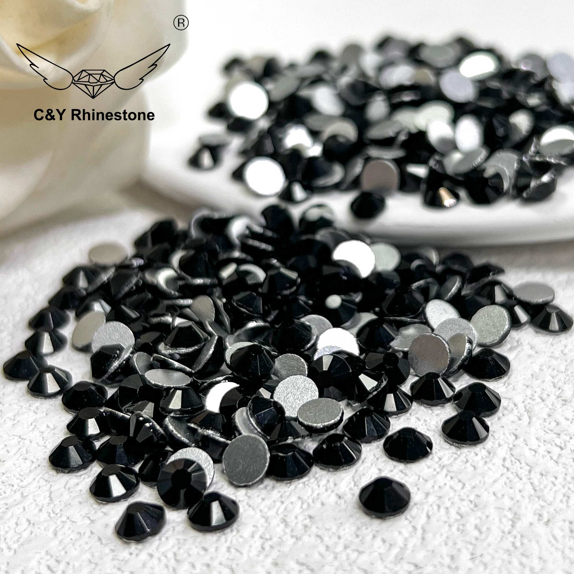 Jet Rhinestones