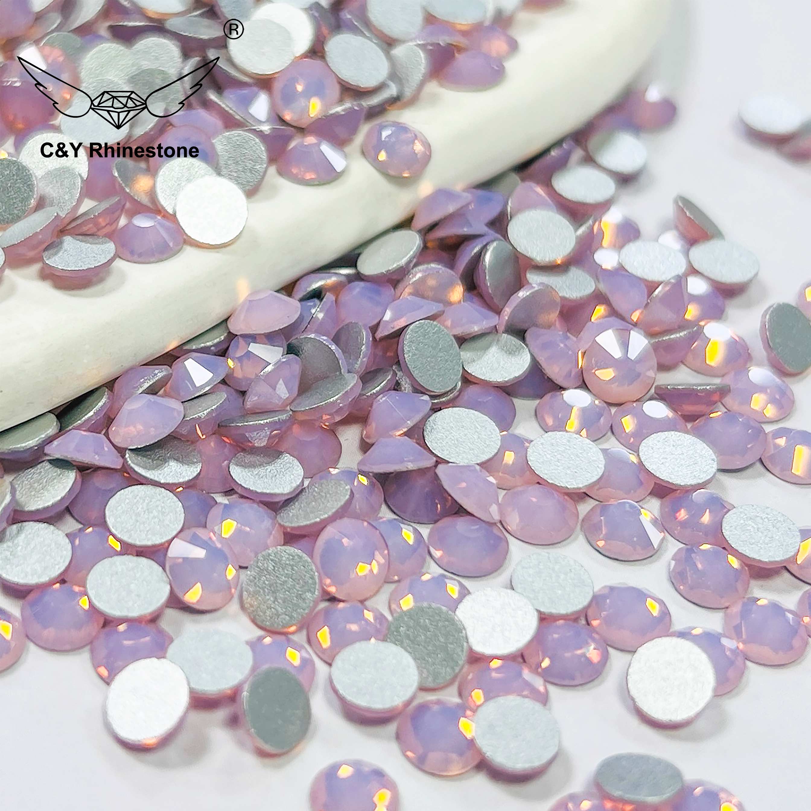 Pink Opal rhinestones