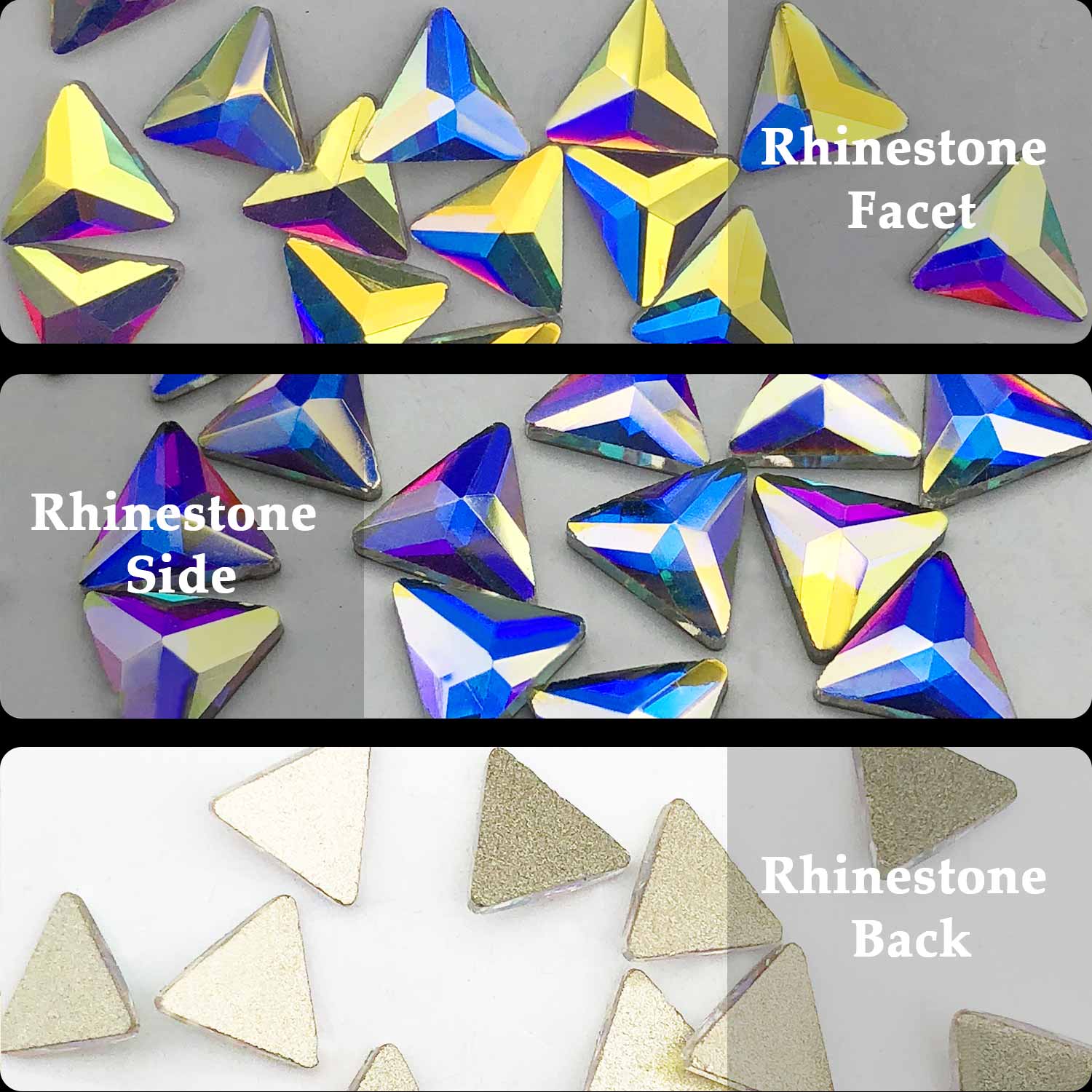 Triangle Rhinestones (2)