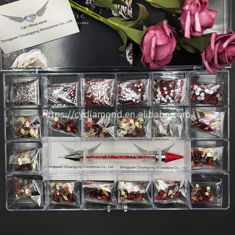 crystal 3d diamond nail art rhinestones
