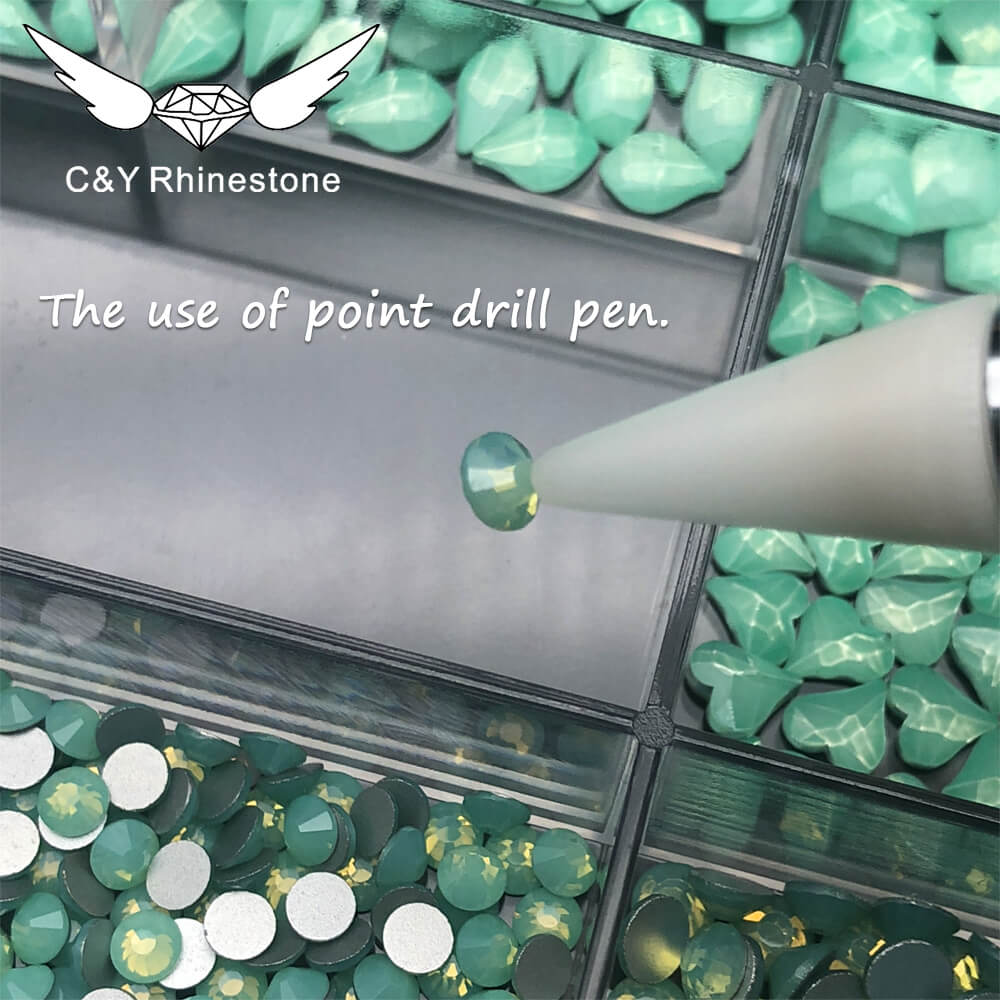 nail glass stone
