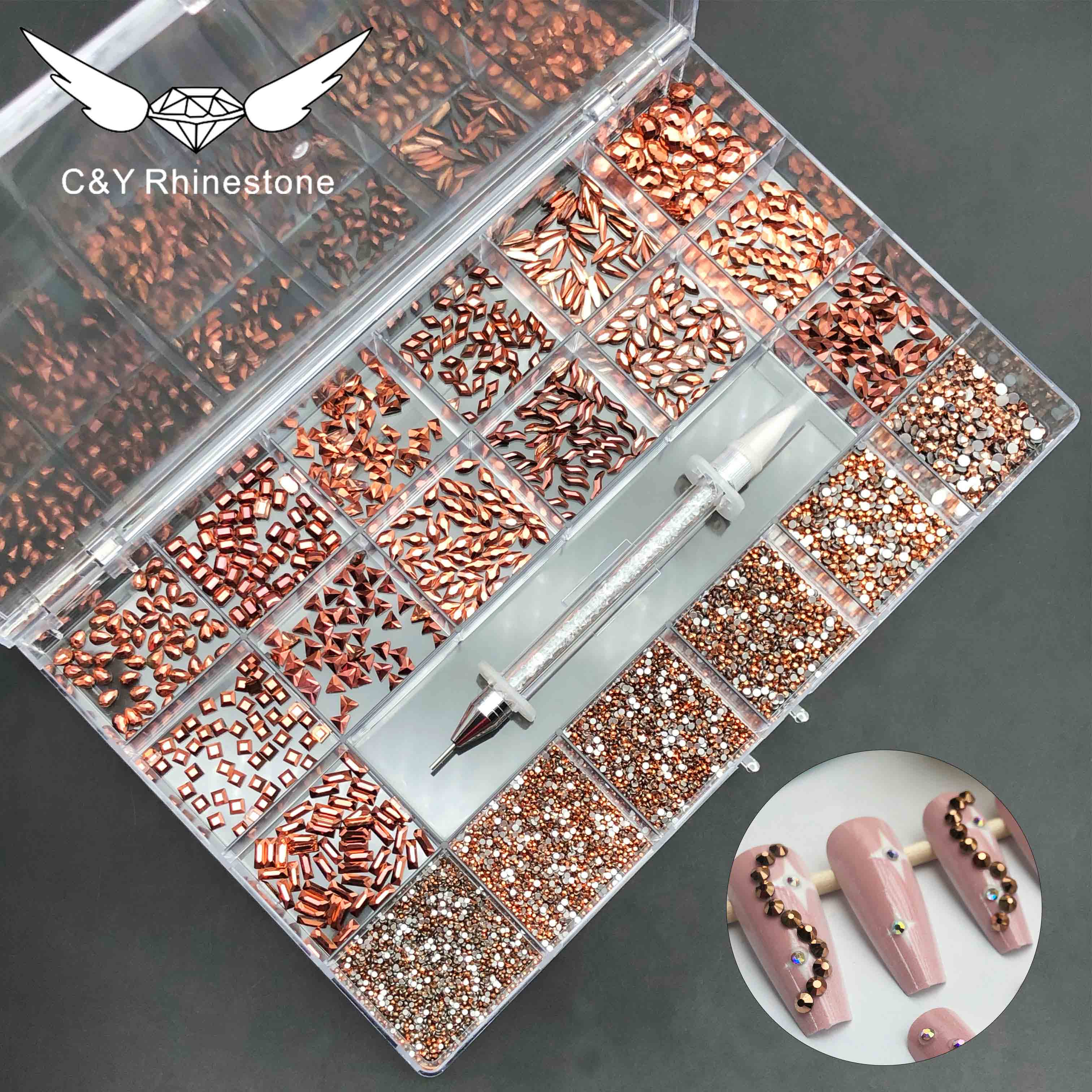 nail rhinestones flatback