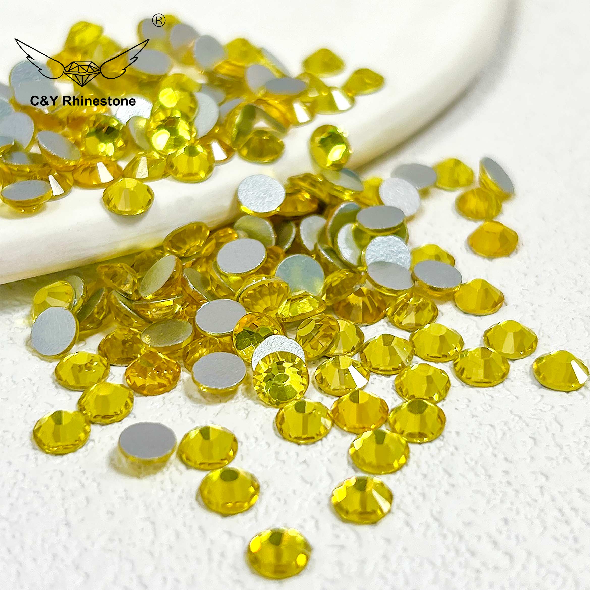 yellow Rhinestones