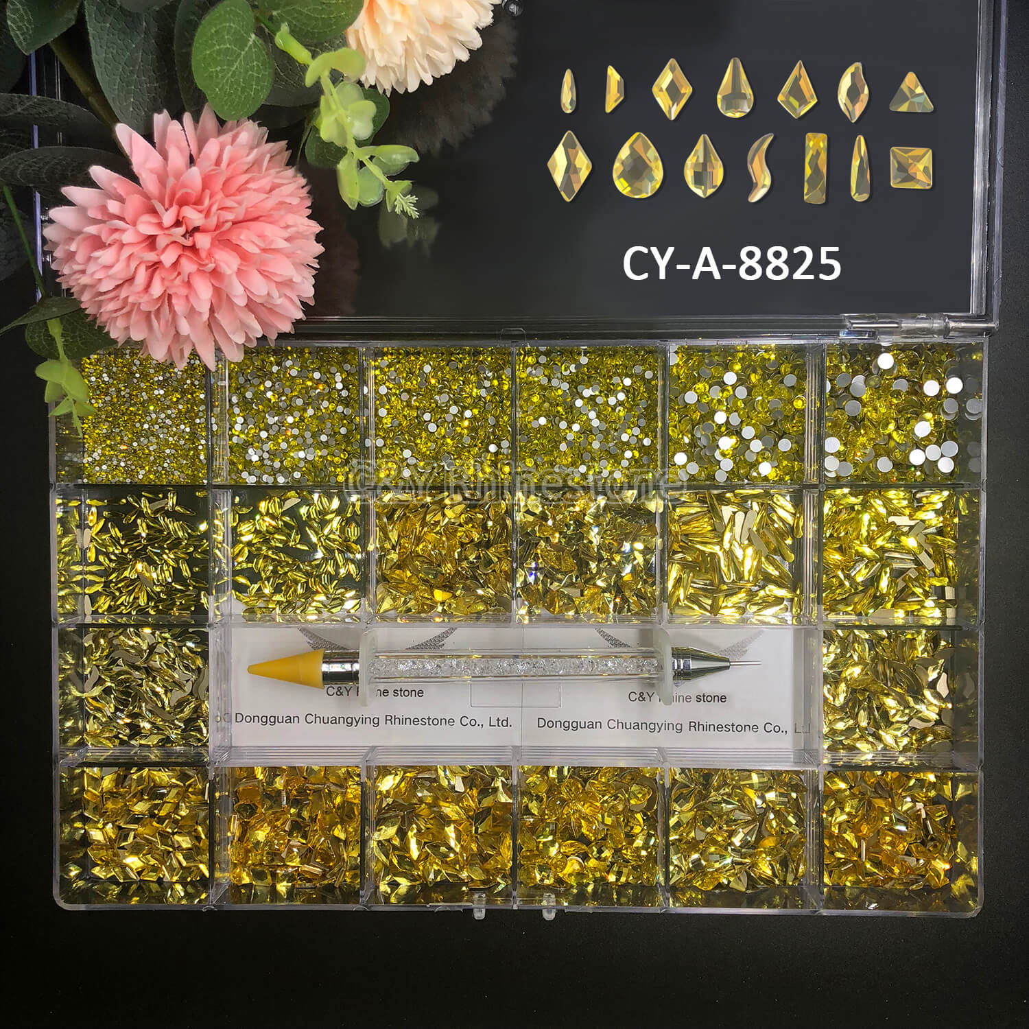 yellow crystal